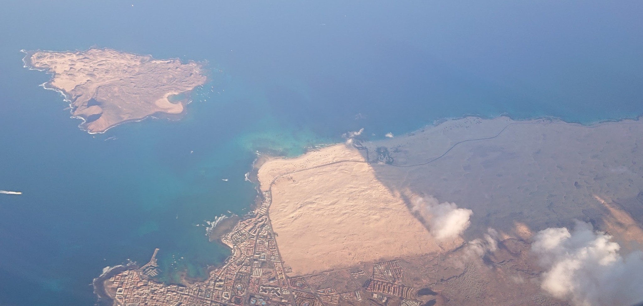 Aerial view of Corralejo